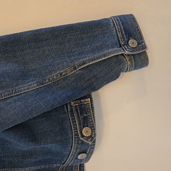 Talbots stretch denim Jean Jacket L petites - Picture 7 of 15